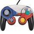 Czech Republic Flag Distressed Nintendo Skins