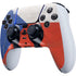 Czech Republic Flag Distressed PS5 DualSense Edge Pro Controller Skin