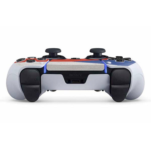 Czech Republic Flag Distressed PS5 DualSense Edge Pro Controller Skin