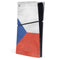 Czech Republic Flag Distressed PS5 Slim Digital Edition Console Skin