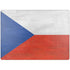 Czech Republic Flag Distressed Surface Laptop 7 13.8in Skin