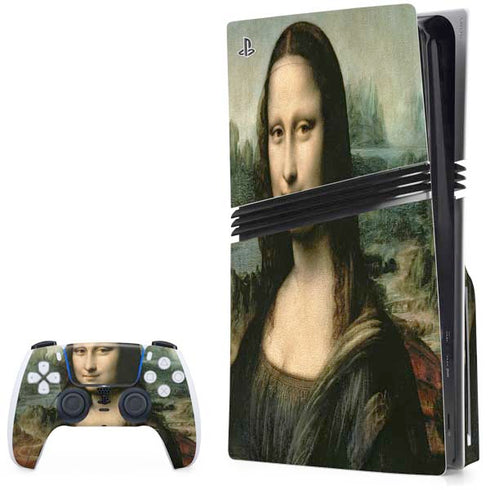 Da Vinci - Mona Lisa by Da Vinci PS5 Pro Disk Bundle Skin