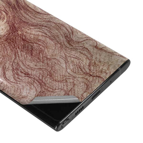 da Vinci - Sketch of a roaring lion by Da Vinci Galaxy Note 10 Plus Skin