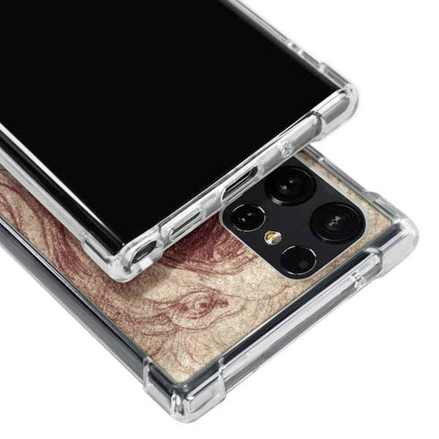 da Vinci - Sketch of a roaring lion by Da Vinci Galaxy S23 Ultra Clear Case