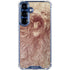 da Vinci - Sketch of a roaring lion by Da Vinci Galaxy S25 Plus Clear Case