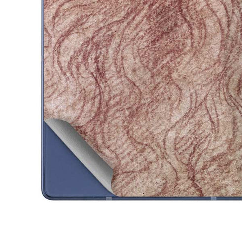 da Vinci - Sketch of a roaring lion by Da Vinci Galaxy Z Fold6 Skin