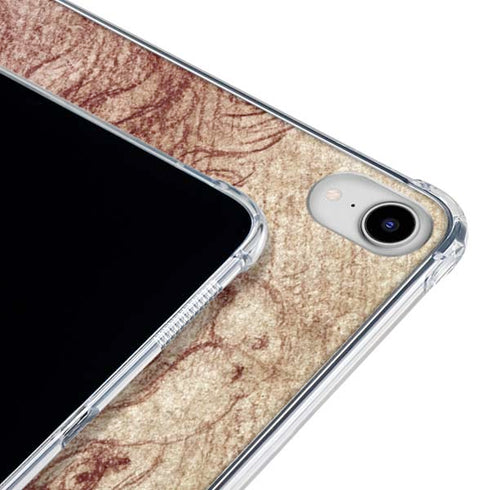 da Vinci - Sketch of a roaring lion by Da Vinci iPad 11th Gen (2025) Clear Case