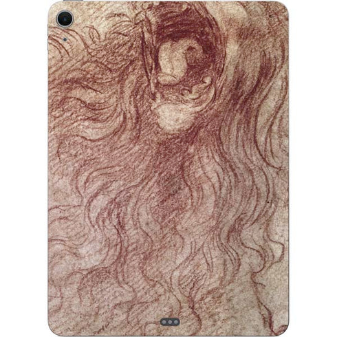 da Vinci - Sketch of a roaring lion by Da Vinci Apple iPad Air Skin