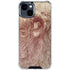 da Vinci - Sketch of a roaring lion by Da Vinci iPhone 15 Clear Case