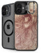da Vinci - Sketch of a roaring lion by Da Vinci iPhone 16 Kickstand Case