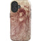 da Vinci - Sketch of a roaring lion by Da Vinci iPhone 16 Magsafe Impact Case