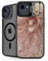 da Vinci - Sketch of a roaring lion by Da Vinci iPhone 16e Kickstand Case