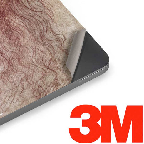 da Vinci - Sketch of a roaring lion by Da Vinci Apple MacBook Air Skin