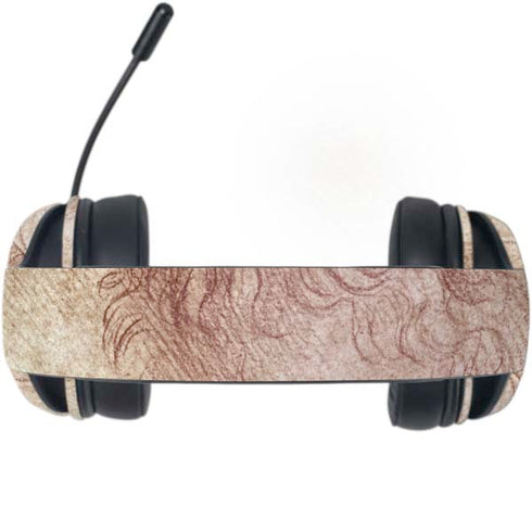 da Vinci - Sketch of a roaring lion by Da Vinci Razer Kraken X Skin