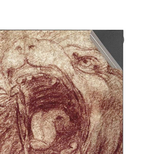 da Vinci - Sketch of a roaring lion by Da Vinci XBox Series X Digital Edition Console Skin