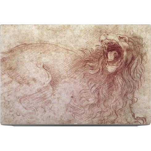 da Vinci - Sketch of a roaring lion by Da Vinci Dell XPS Skin