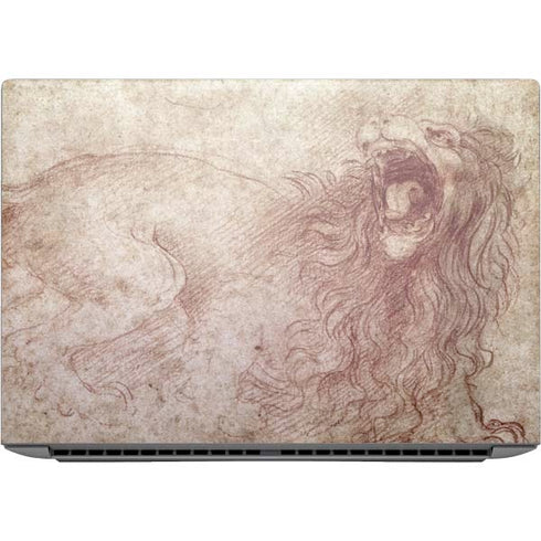 da Vinci - Sketch of a roaring lion by Da Vinci HP ZBook Fury 16 G10 Skin