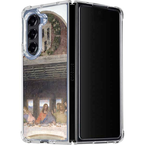 da Vinci - The Last Supper by Da Vinci Galaxy Z Fold5 5G Clear Case