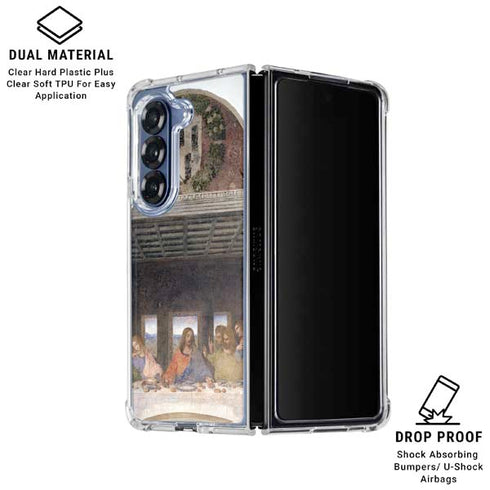 Da Vinci - The Last Supper by Da Vinci Galaxy Z Fold6 Clear Case