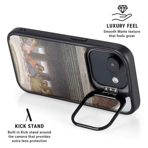 Da Vinci - The Last Supper by Da Vinci iPhone 16e Kickstand Case