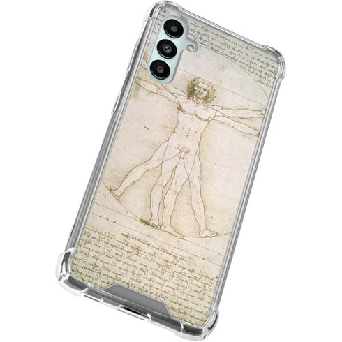 Da Vinci - The Proportions of Man by Da Vinci Gabb Phone 4 Clear Case