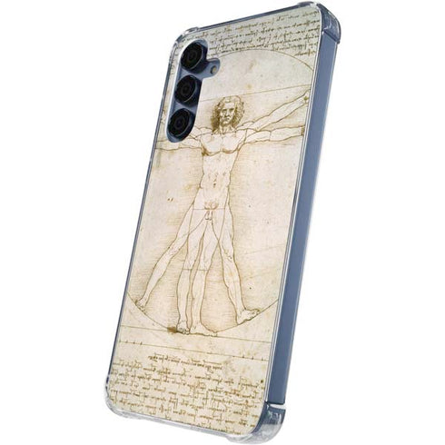 Da Vinci - The Proportions of Man by Da Vinci Galaxy A35 5G Clear Case