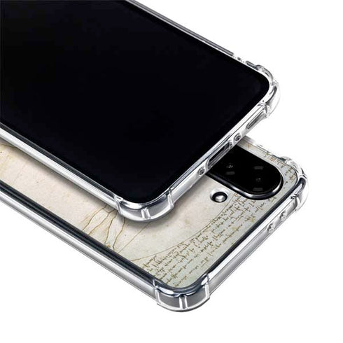 Da Vinci - The Proportions of Man by Da Vinci Galaxy A36 5G Clear Case