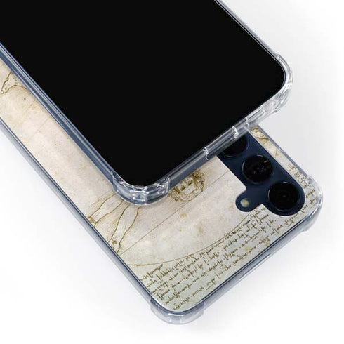 Da Vinci - The Proportions of Man by Da Vinci Galaxy A55 5G Clear Case