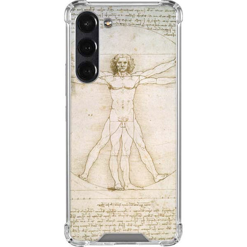 Da Vinci - The Proportions of Man by Da Vinci Galaxy S24 FE Clear Case