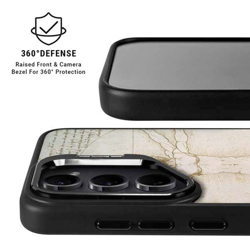 Da Vinci - The Proportions of Man by Da Vinci Galaxy S24 FE Kickstand Case