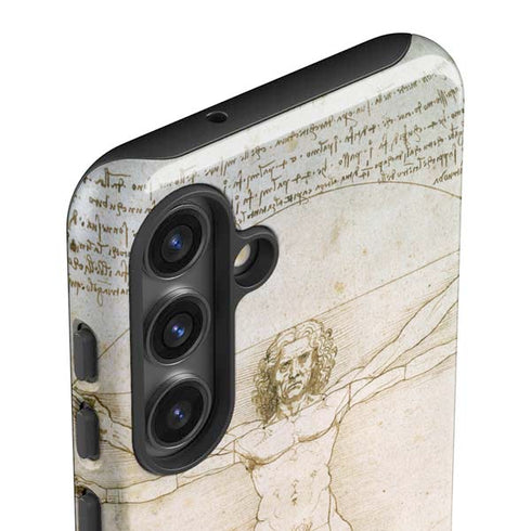 Da Vinci - The Proportions of Man by Da Vinci Galaxy S25 Plus Impact Case
