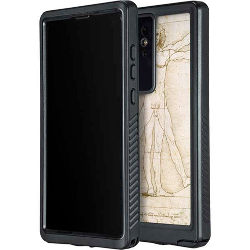 Da Vinci - The Proportions of Man by Da Vinci Galaxy S24 Ultra Waterproof Case