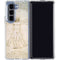 da Vinci - The Proportions of Man by Da Vinci Galaxy Z Fold5 5G Clear Case