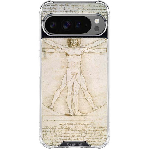 Da Vinci - The Proportions of Man by Da Vinci Google Pixel 10 Pro XL Clear Case