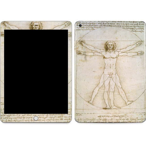 Da Vinci - The Proportions of Man by Da Vinci Apple iPad Skin