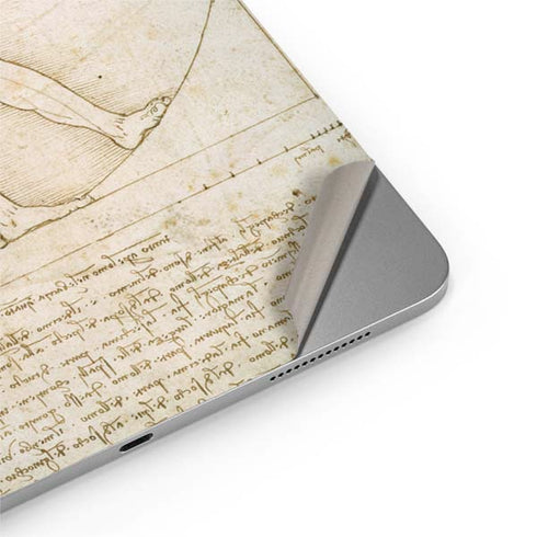 Da Vinci - The Proportions of Man by Da Vinci Apple iPad Air Skin