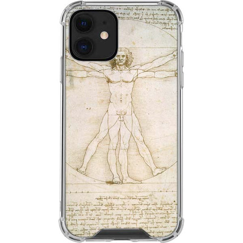 Leonardo da Vinci The Proportions of Man iPhone 12 Mini Clear Case