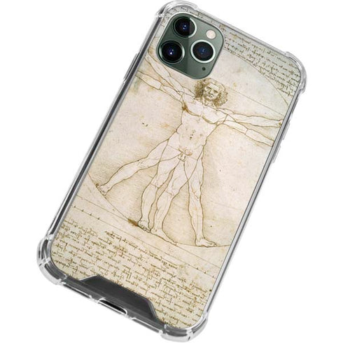 Leonardo da Vinci The Proportions of Man iPhone 12 Pro Clear Case