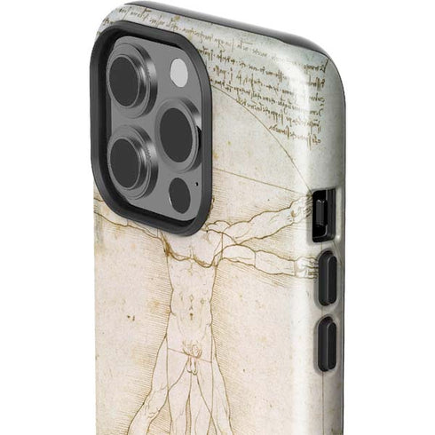 da Vinci - The Proportions of Man by Da Vinci iPhone 15 Pro Impact Case