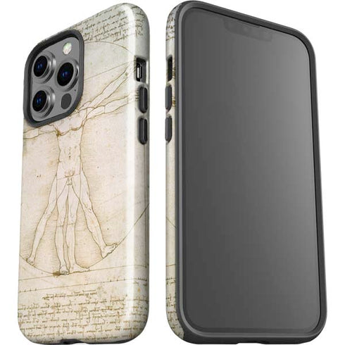 da Vinci - The Proportions of Man by Da Vinci iPhone 15 Pro Impact Case