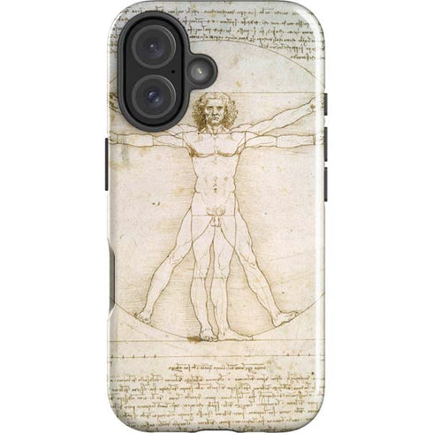 Da Vinci - The Proportions of Man by Da Vinci iPhone 16 Impact Case