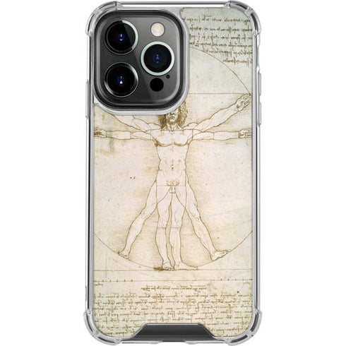 Da Vinci - The Proportions of Man by Da Vinci iPhone 16 Pro Clear Case