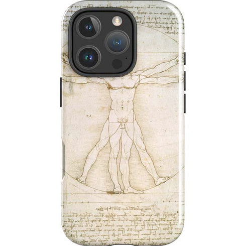 Da Vinci - The Proportions of Man by Da Vinci iPhone 16 Pro Impact Case