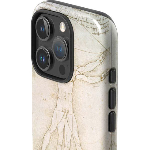 Da Vinci - The Proportions of Man by Da Vinci iPhone 16 Pro Impact Case