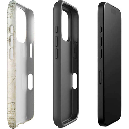Da Vinci - The Proportions of Man by Da Vinci iPhone 16 Pro Impact Case