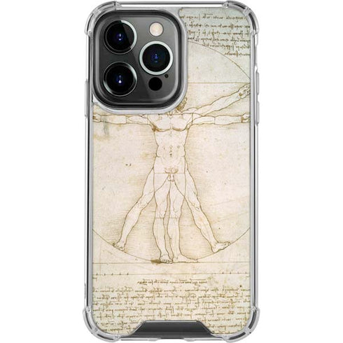 Da Vinci - The Proportions of Man by Da Vinci iPhone 16 Pro Max Clear Case