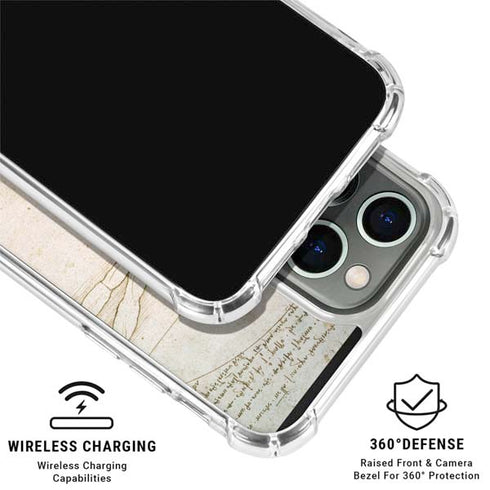 Da Vinci - The Proportions of Man by Da Vinci iPhone 16 Pro Max Clear Case