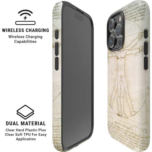 Da Vinci - The Proportions of Man by Da Vinci iPhone 16 Pro Max Magsafe Impact Case