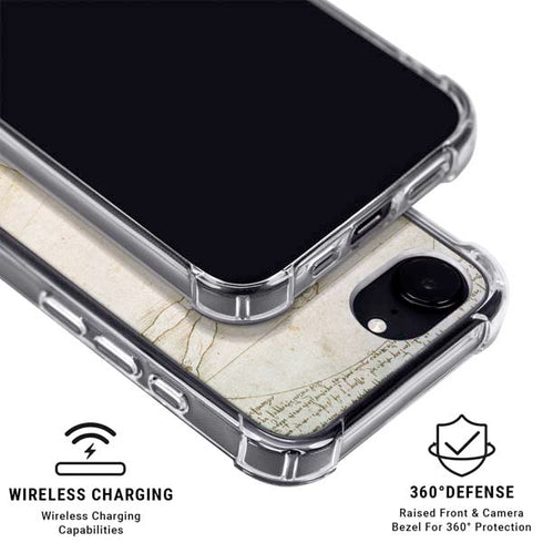 Da Vinci - The Proportions of Man by Da Vinci iPhone 16e MagSafe Case