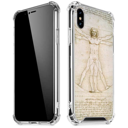 Da Vinci - The Proportions of Man by Da Vinci iPhone X/XS Clear Case